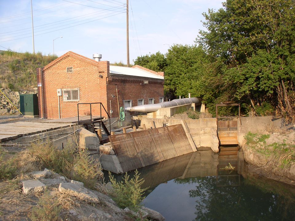 Outside Pump House for Lockwood Irrigation District