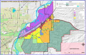 This is an image of the future Lockwood zoning that the county is proposing for Lockwood's growth. Upcoming meetings will discuss these proposals and present to the commissioners in their final decision in May. Click on the map image to view all the details. 